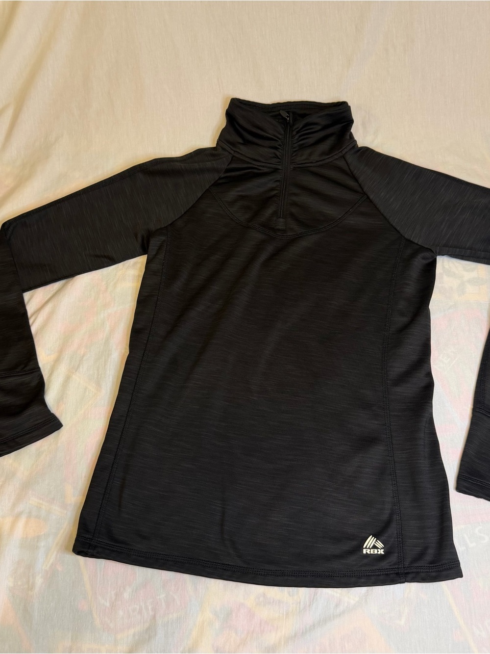 RBX Black Half-Zip Performance Top